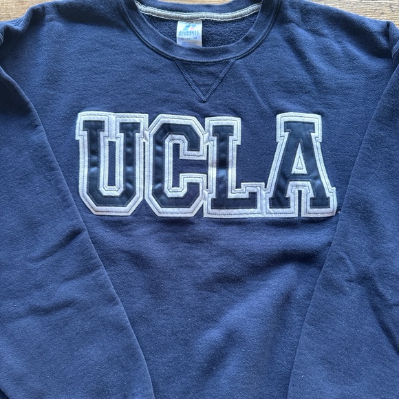 UCLA Navy Blue Men's Russell Sweater - Picture 3 of 6